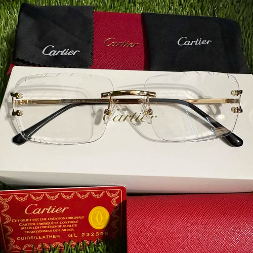 Diamond Cut Glasses With Clear Lenses Sunglasses